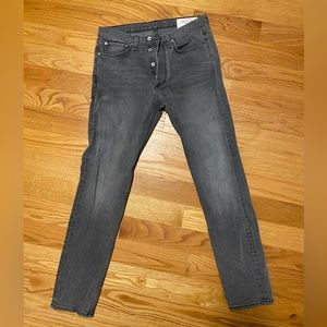 Rag and Bone Mens Fit 2 Jeans in Greyson